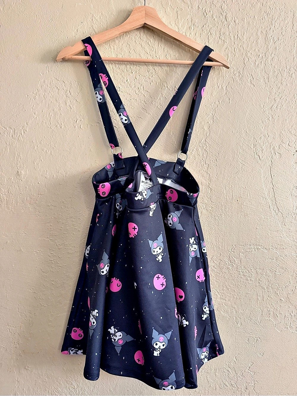 Sanrio Kuromi Women's XL Print Pinafore Dress Like New